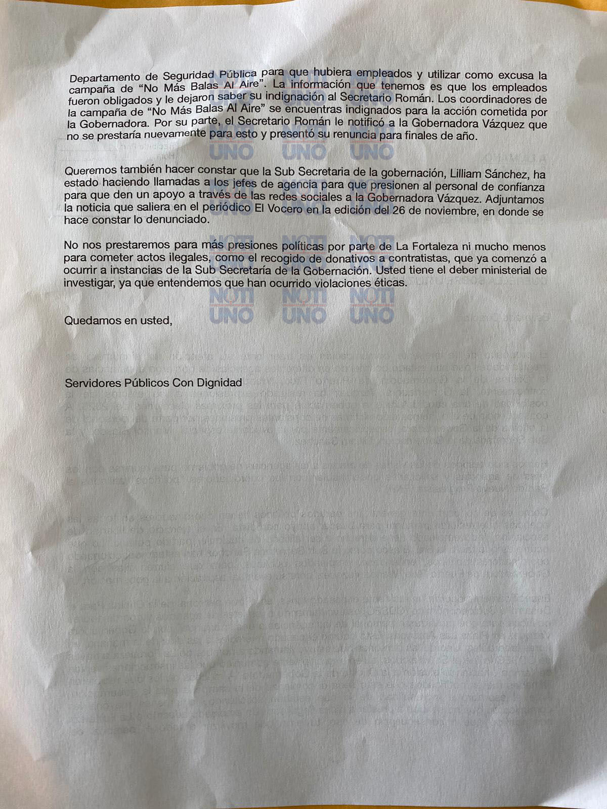 Documento contra gobernadora WV - diciembre 10 2019 - 2